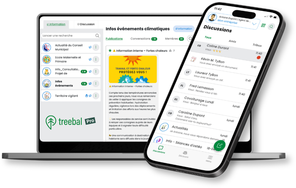 Présentation de l'application Treebal
